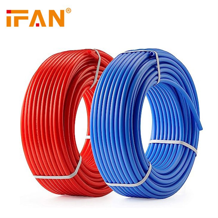 Синие красные трубы PEX