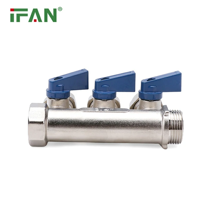 Brass Manifold Compatible With PEX Tubing